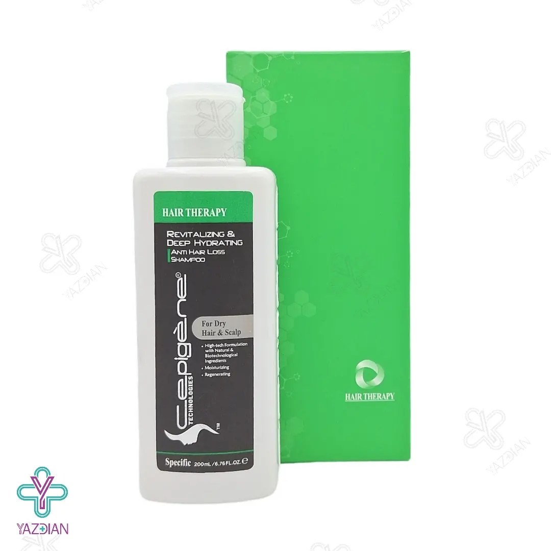 شامپو تقویت کننده و ضد ریزش موهای خشک سپیژن - 200 میلی لیتر	