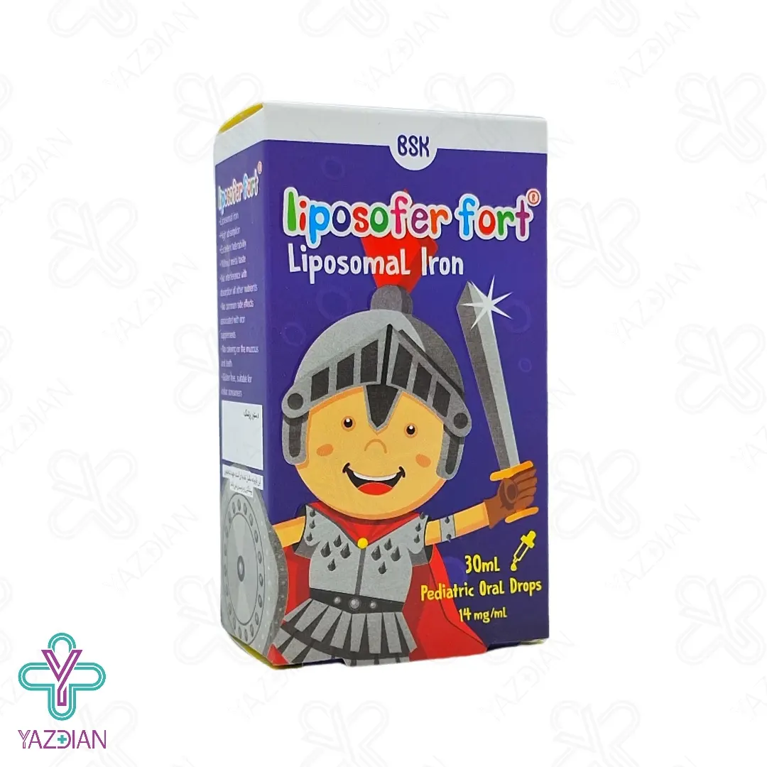 قطره آهن لیپوزوفر فورت بی اس کی - 30 میلی لیتر	