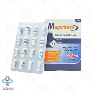 کپسول منیزیم مگنیفورت هولیستیکا - 32 عددی	