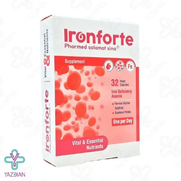 کپسول آهن آیرون فورت فارمد سلامت سینا - 32 عددی	