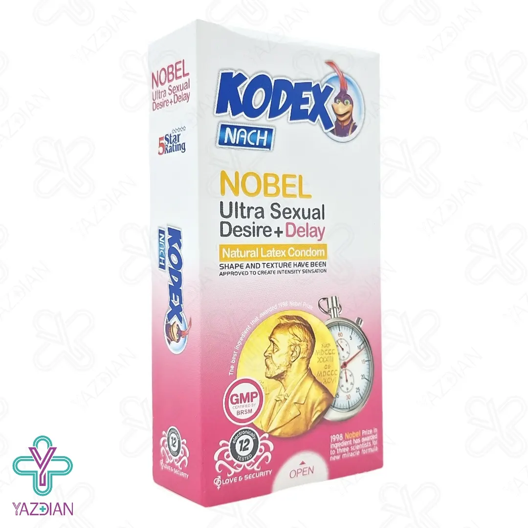 کاندوم تاخیری نوبل کدکس - 12 عدد	