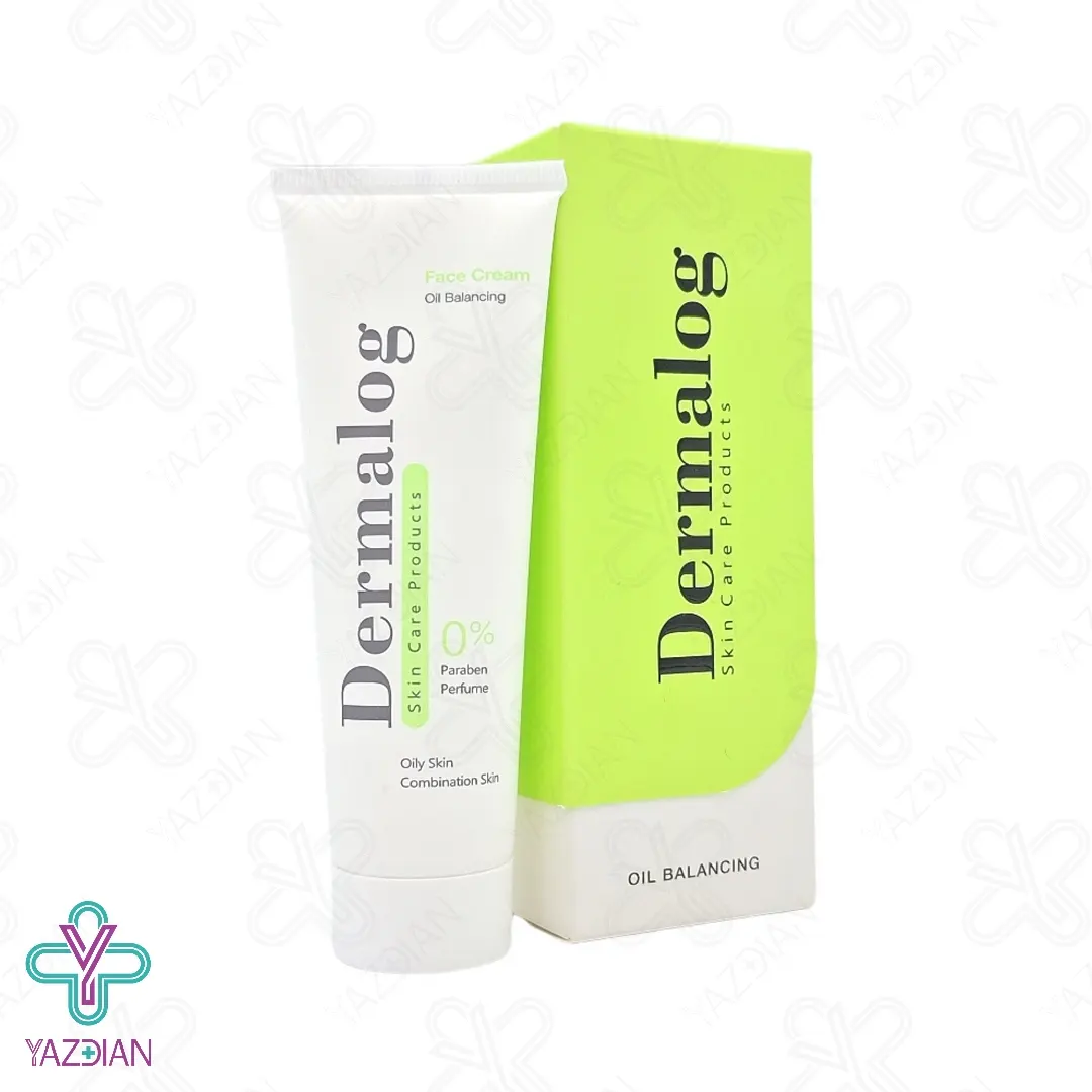 کرم آبرسان صورت و کنترل کننده چربی پوست درمالوگ - 50 میلی لیتر	