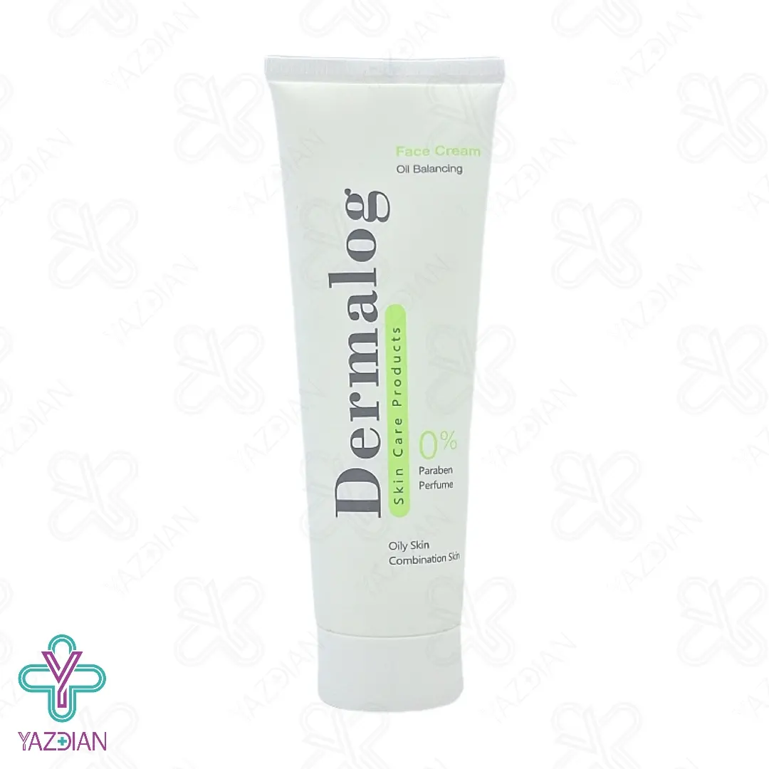 کرم آبرسان صورت و کنترل کننده چربی پوست درمالوگ - 50 میلی لیتر	