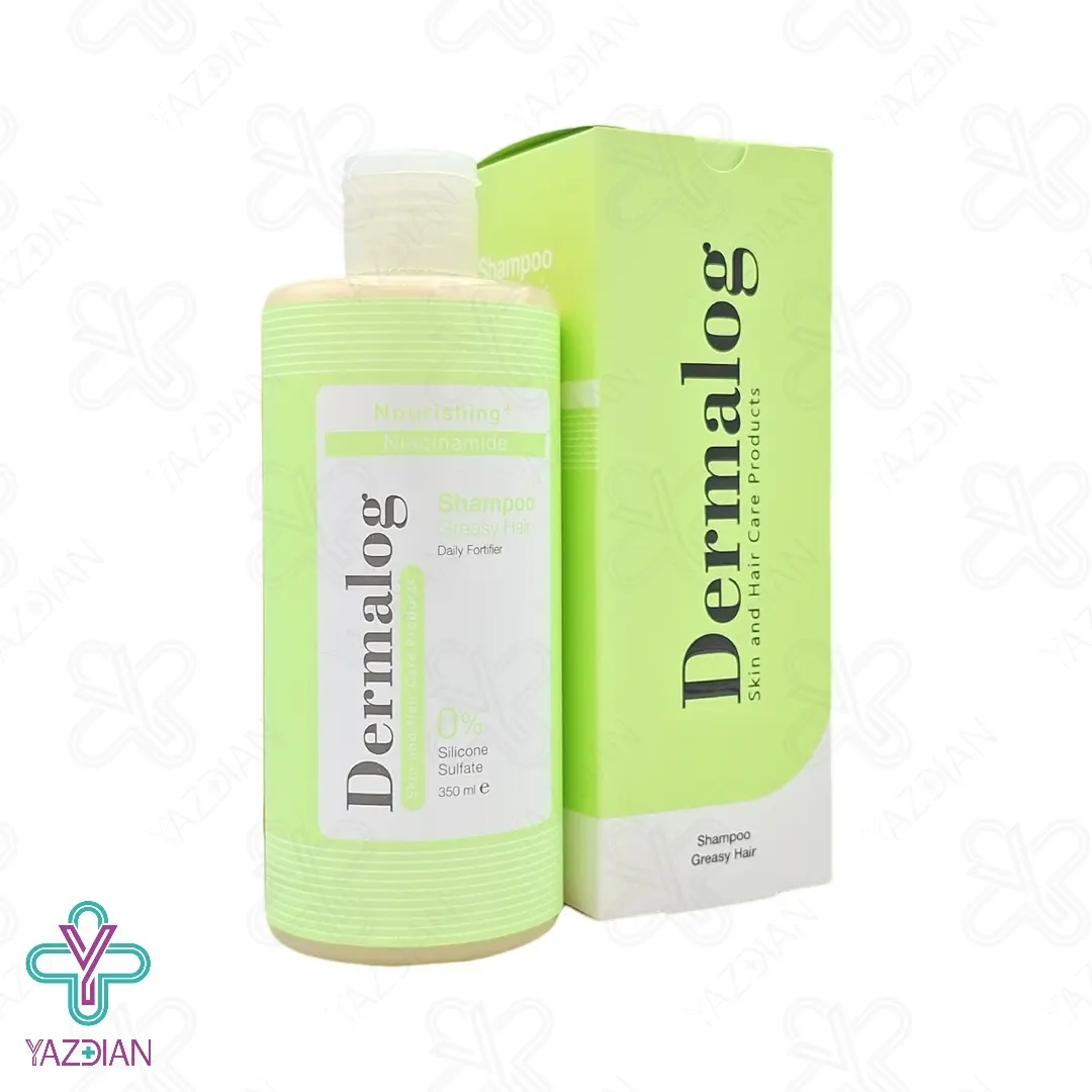 شامپو روزانه تقویت کننده موهای چرب درمالوگ - 350 میلی لیتر	