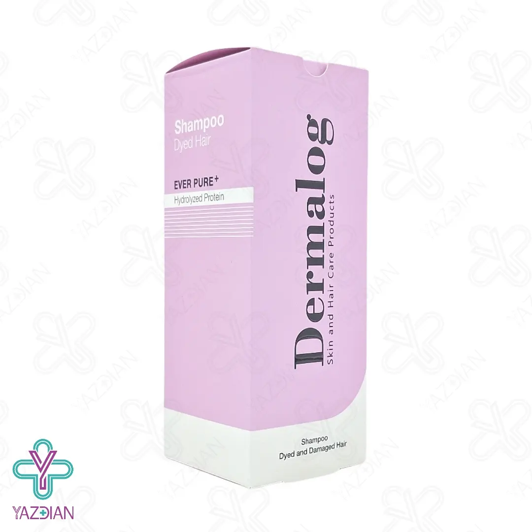 شامپو موهای آسیب دیده و رنگ شده درمالوگ - 350 میلی لیتر