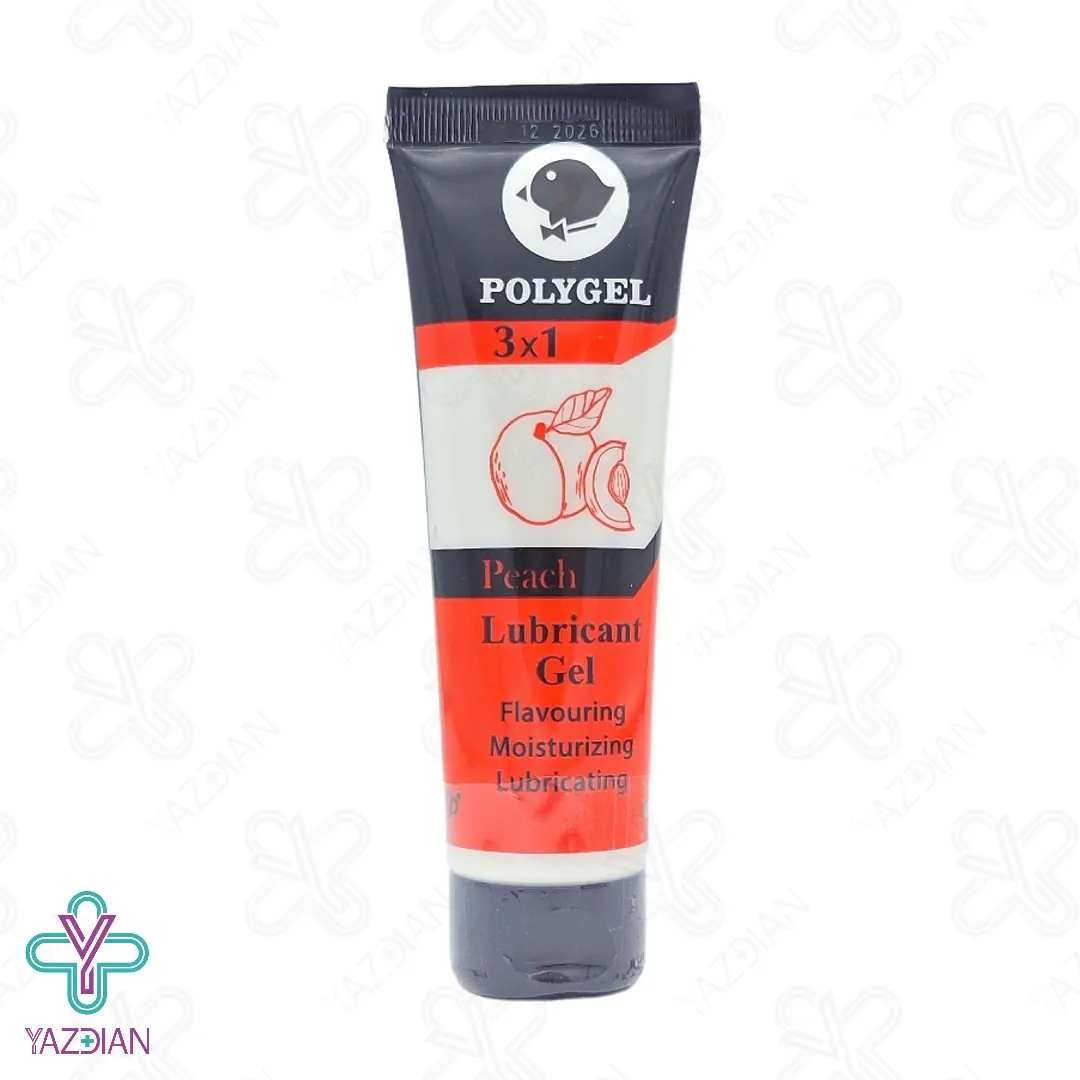ژل لوبریکانت روان کننده و خوشبو کننده هلو پلی ژل - 85 میلی لیتر	