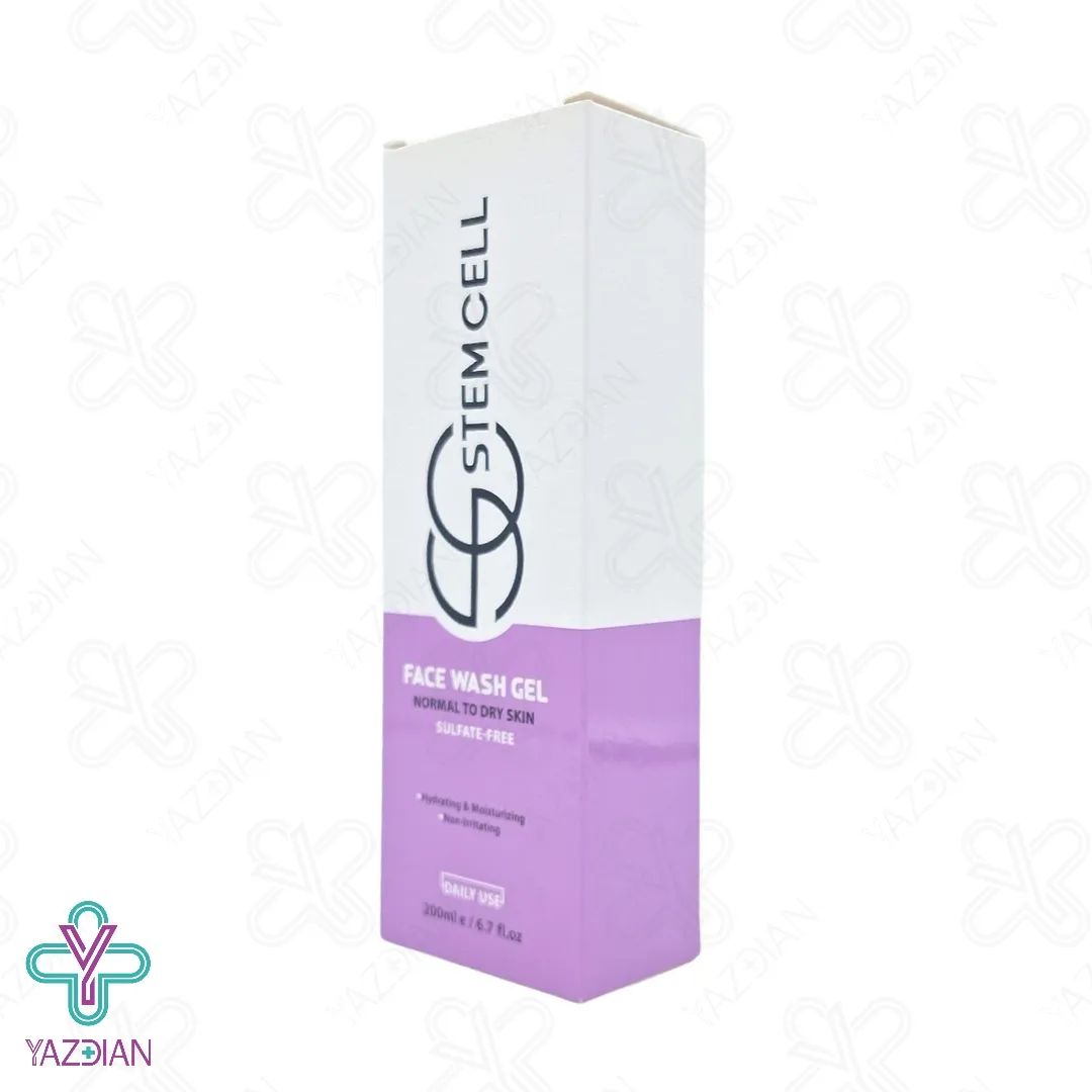 ژل شستشوی صورت پوست خشک استم سل - 200 میلی لیتر