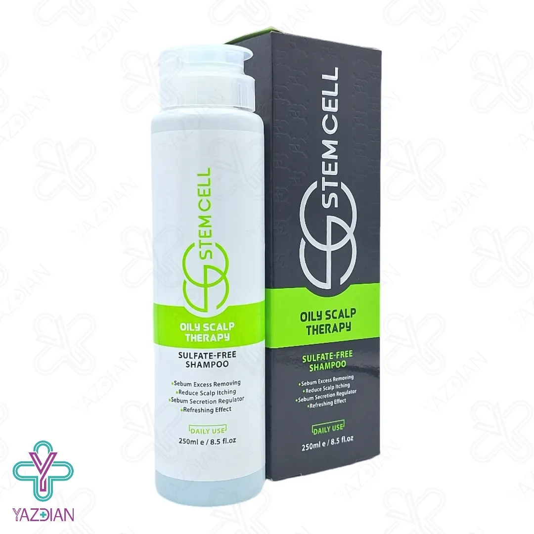 شامپو مخصوص موهای چرب استم سل - 250 میلی لیتر