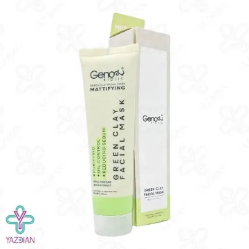 ماسک صورت و گردن خاک رس سبز ژنوبایوتیک - 100 میلی لیتر 