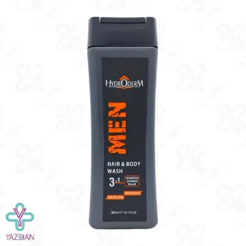 شامپو سر و بدن انرژی بخش 3 در 1 آقایان هیدرودرم - 300 میلی لیتر	