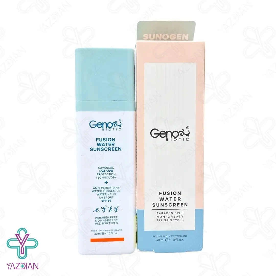 کرم ضد آفتاب فیوژن واتر پوست چرب ژنوبایوتیک - 30 میلی لیتر	