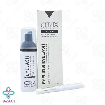 فوم شستشوی پلک و مژه سریتا - 60 میلی لیتر	