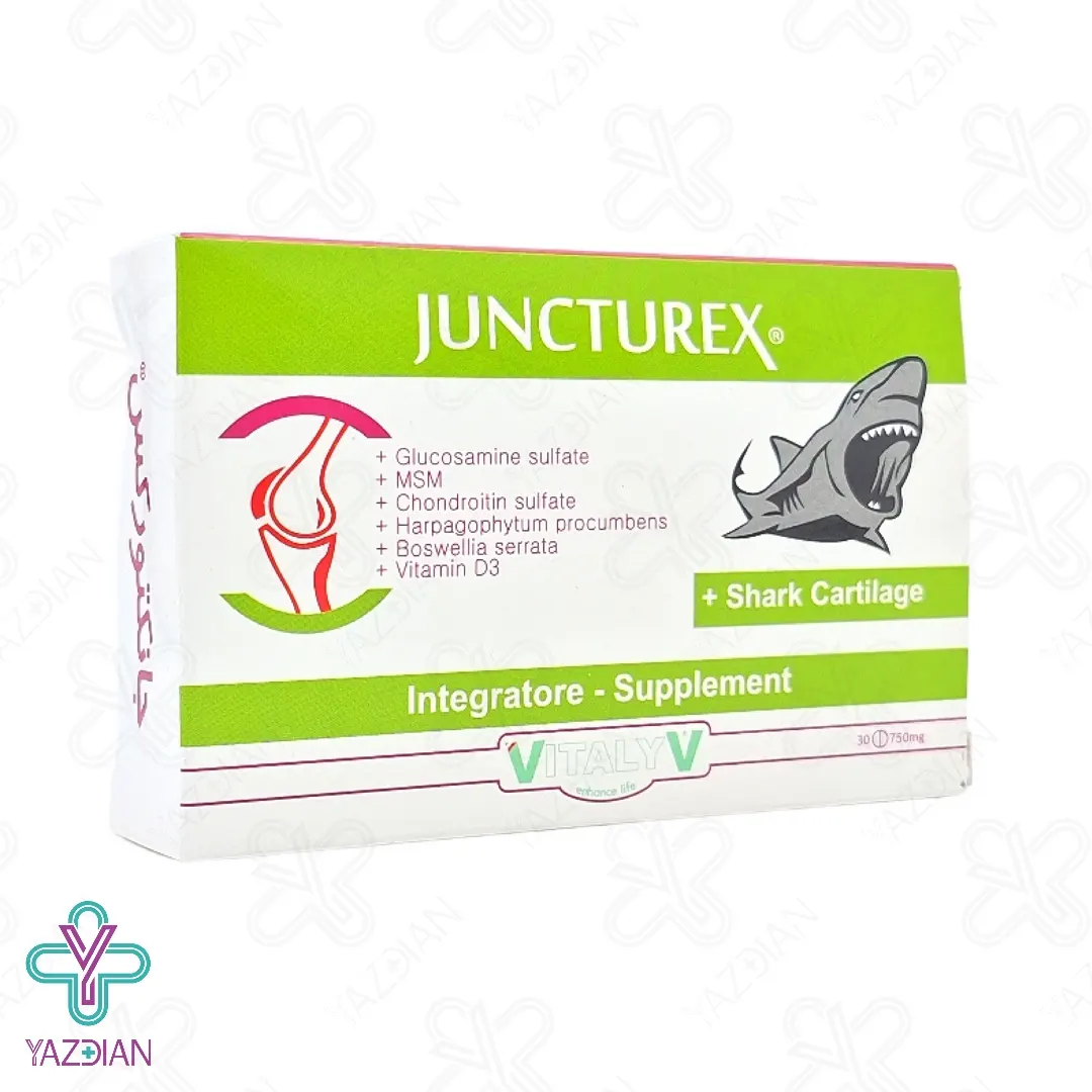 قرص تقویت مفاصل شارک کارتیلاژ 750 میلی گرم جانکتورکس ویتالیو - 30 عددی	