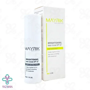 کرم روشن کننده دست SPF20 میریک - 50 میلی لیتر	