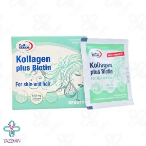 ساشه کلاژن پلاس بیوتین یوروویتال - 14 عددی	
