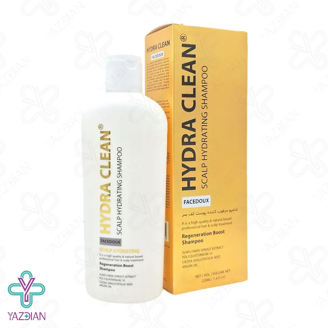 شامپو مرطوب کننده کف سر هیدراکلین فیس دوکس - 220 میلی لیتر	