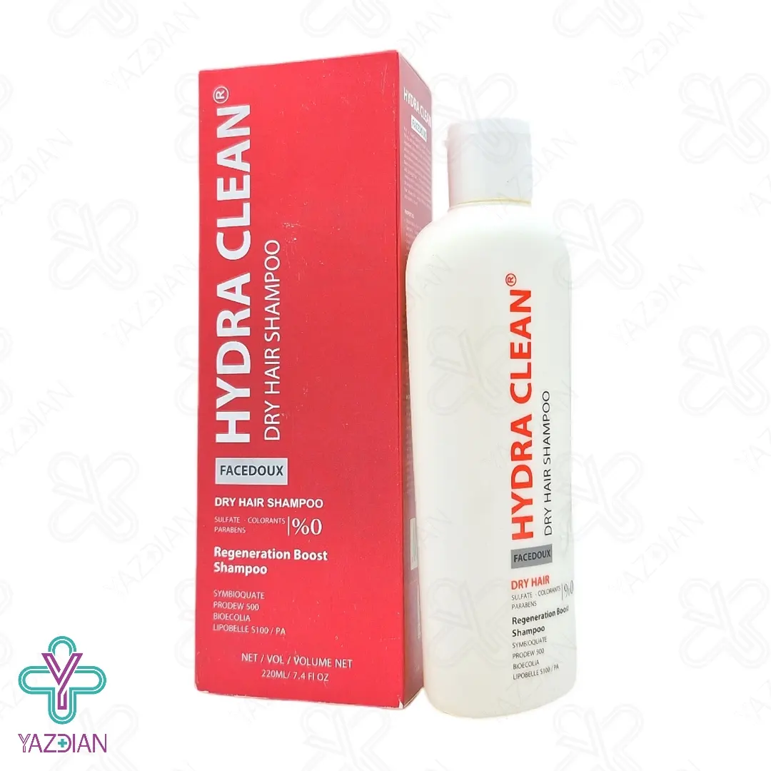 شامپو فاقد سولفات موهای خشک هیدراکلین فیس دوکس - 220 میلی لیتر	