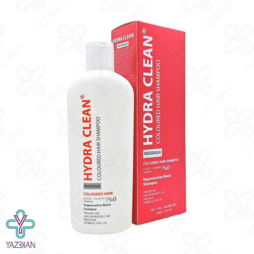 شامپو بدون سولفات موهای رنگ شده هیدراکلین فیس دوکس - 220 میلی لیتر	