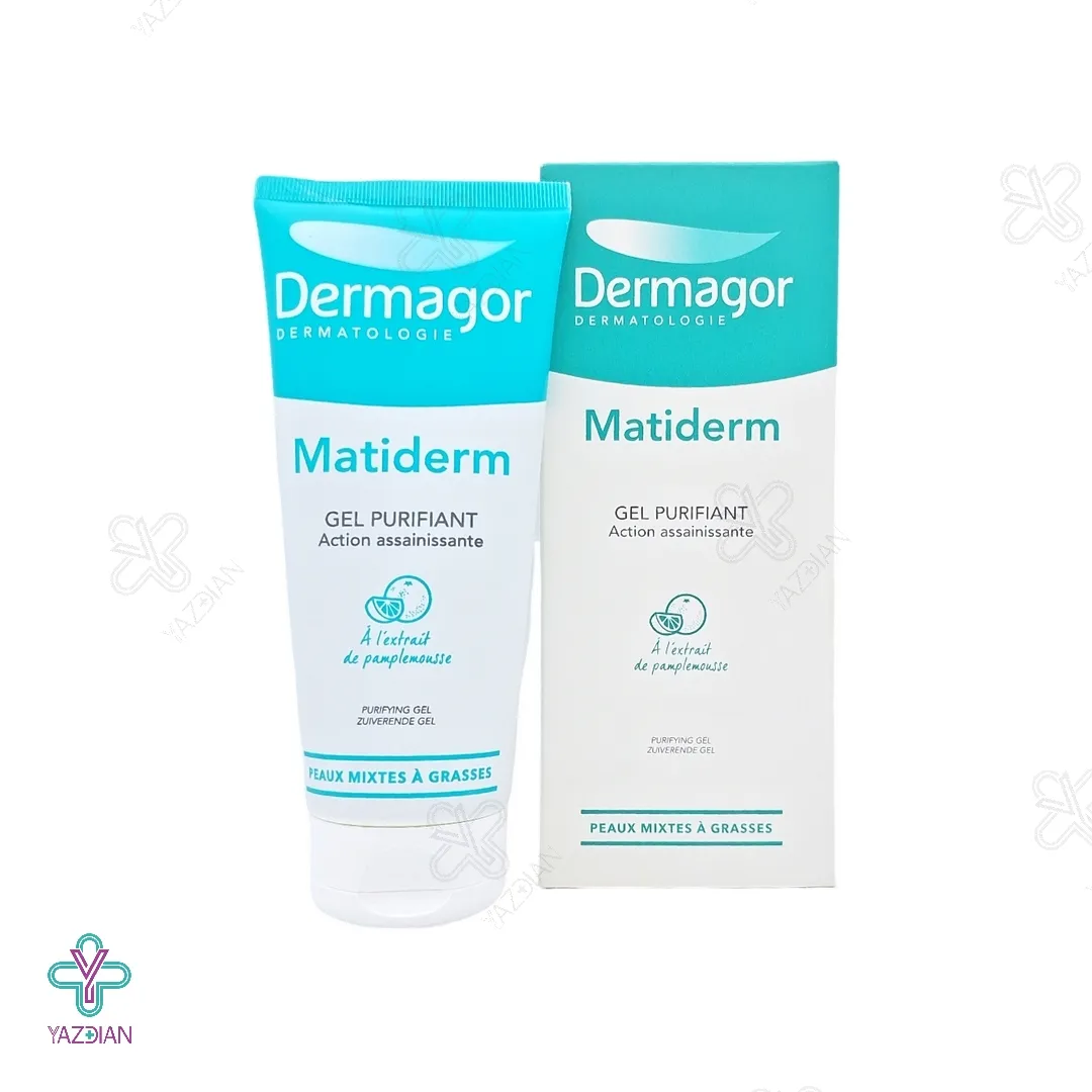 ژل شوینده پوست چرب و مختلط متیدرم درماگور - 200 میلی لیتر 