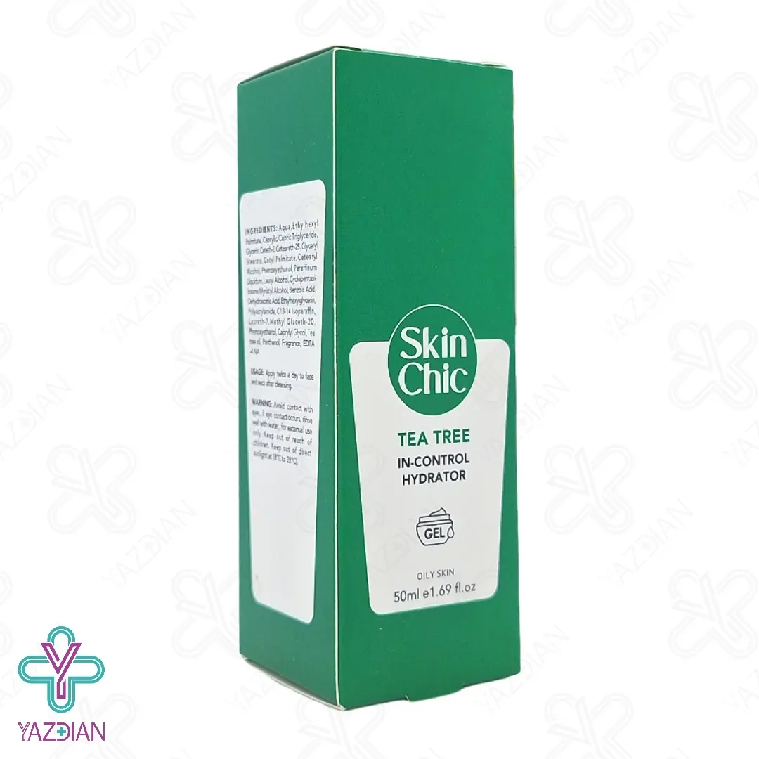 ژل کرم آبرسان پوست چرب و آکنه ای اسکین شیک حاوی درخت چای - 50 میلی لیتر