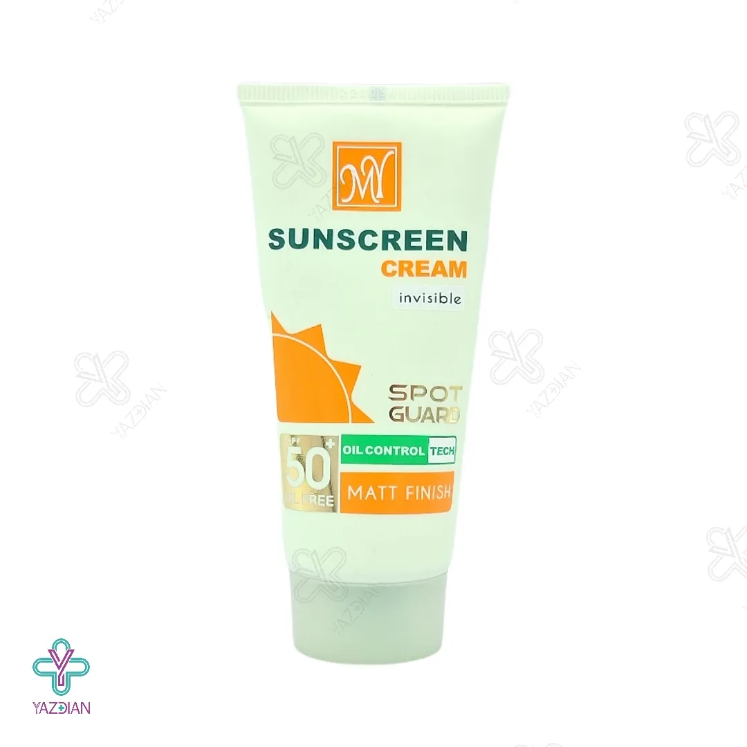 کرم ضد آفتاب و ضد لک SPF50 فاقد چربی اسپات گارد 4 کاره مای - بی رنگ