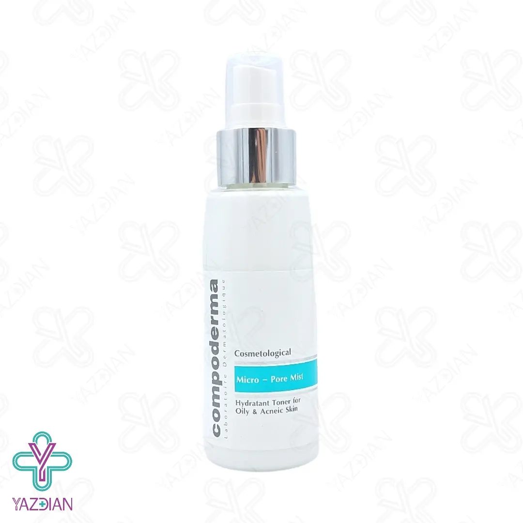 تونر مرطوب کننده پرومیست پوست چرب و آکنه ای کامپودرما - 100 میلی لیتر	