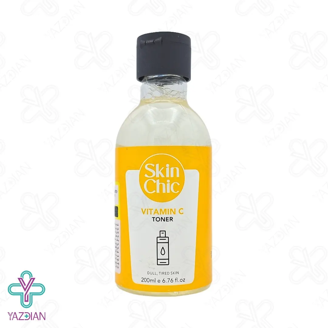 تونر پاک کننده و روشن کننده ویتامین ث اسکین شیک - 200 میلی لیتر	