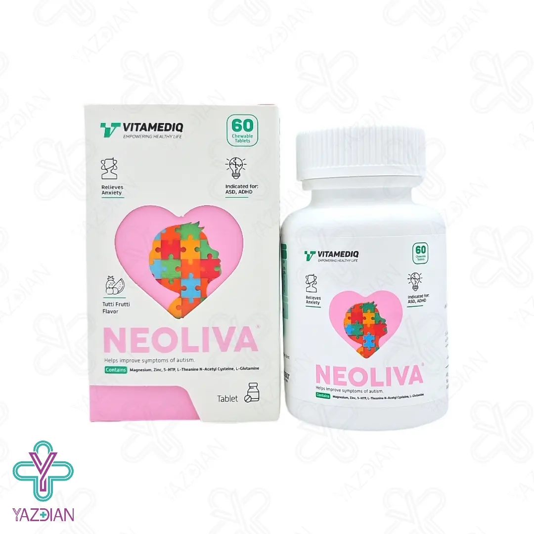 قرص جویدنی نئولیوا ویتامدیک - 60 عددی	