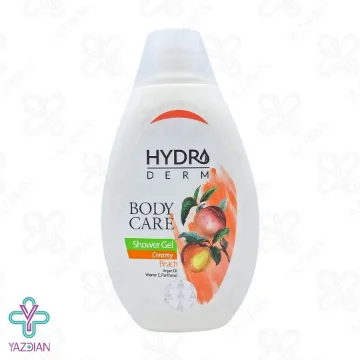 شامپو بدن کرمی هلو و آرگان هیدرودرم - 500 میلی لیتر	