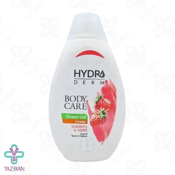 شامپو بدن کرمی ماست و توت فرنگی هیدرودرم - 500 میلی لیتر	
