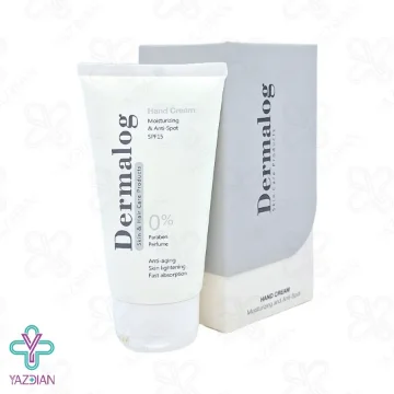 کرم مرطوب کننده و ضد لک دست SPF 15 درمالوگ - 50 میلی لیتر	