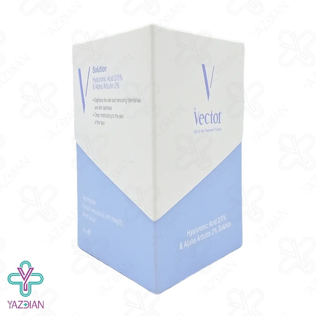 سرم هیالورونیک اسید 2.5% و آلفا آربوتین 2% وکتور - 30 میلی لیتر	