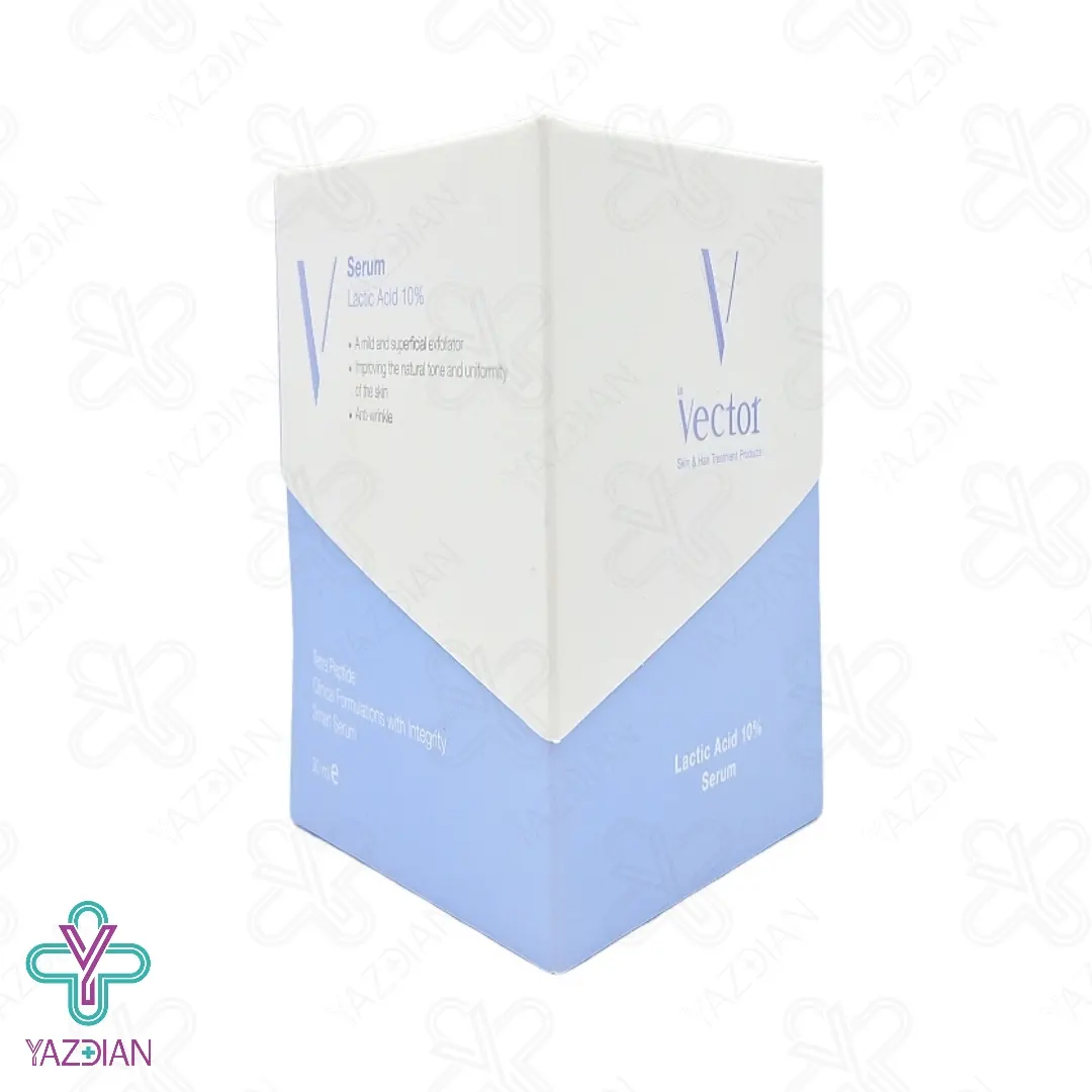 سرم لایه بردار 10 درصد لاکتیک اسید وکتور - 30 میلی لیتر	