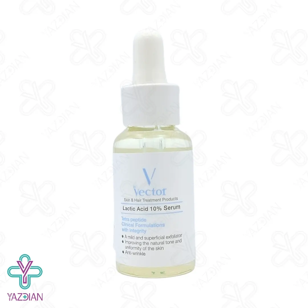 سرم لایه بردار 10 درصد لاکتیک اسید وکتور - 30 میلی لیتر	