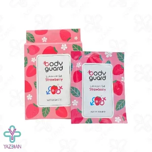 ساشه ژل لوبریکانت توت فرنگی بادیگارد - 3 عددی	