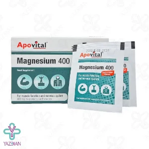 ساشه منیزیم 400 میلی گرم آپوویتال - 30 عددی	