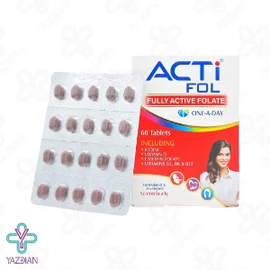 قرص آهن اکتی فول ابیان دارو - 60 عددی	