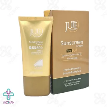 کرم ضد آفتاب SPF50 ژوت مناسب انواع پوست - بی رنگ	