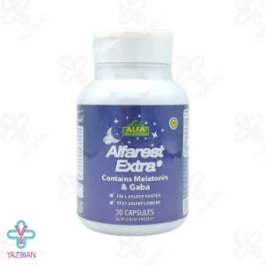 کپسول آرامبخش ملاتونین گابا آلفا رست اکسترا آلفا ویتامینز - 30 عددی	