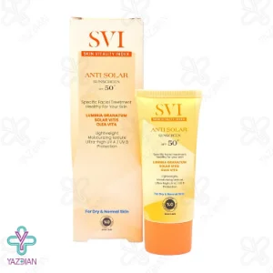 کرم ضد آفتاب SPF50 پوست خشک اس وی آی - بی رنگ	