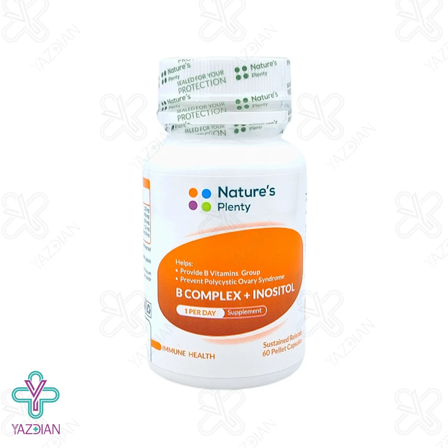 کپسول اینوزیتول و بکمپلکس نیچرز پلنتی - 60 عددی	