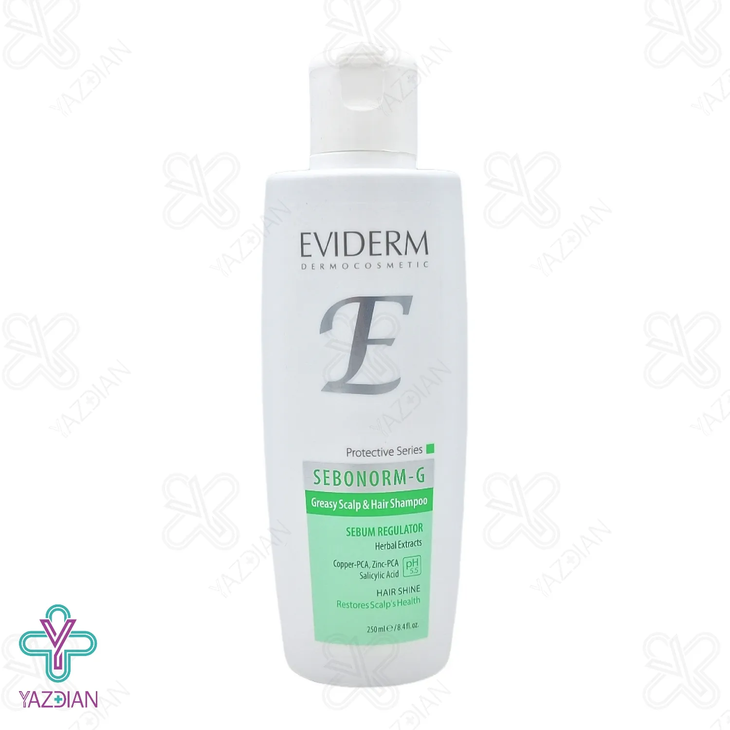 شامپو متعادل کننده چربی سبونورم جی اویدرم - 250 میلی لیتر	