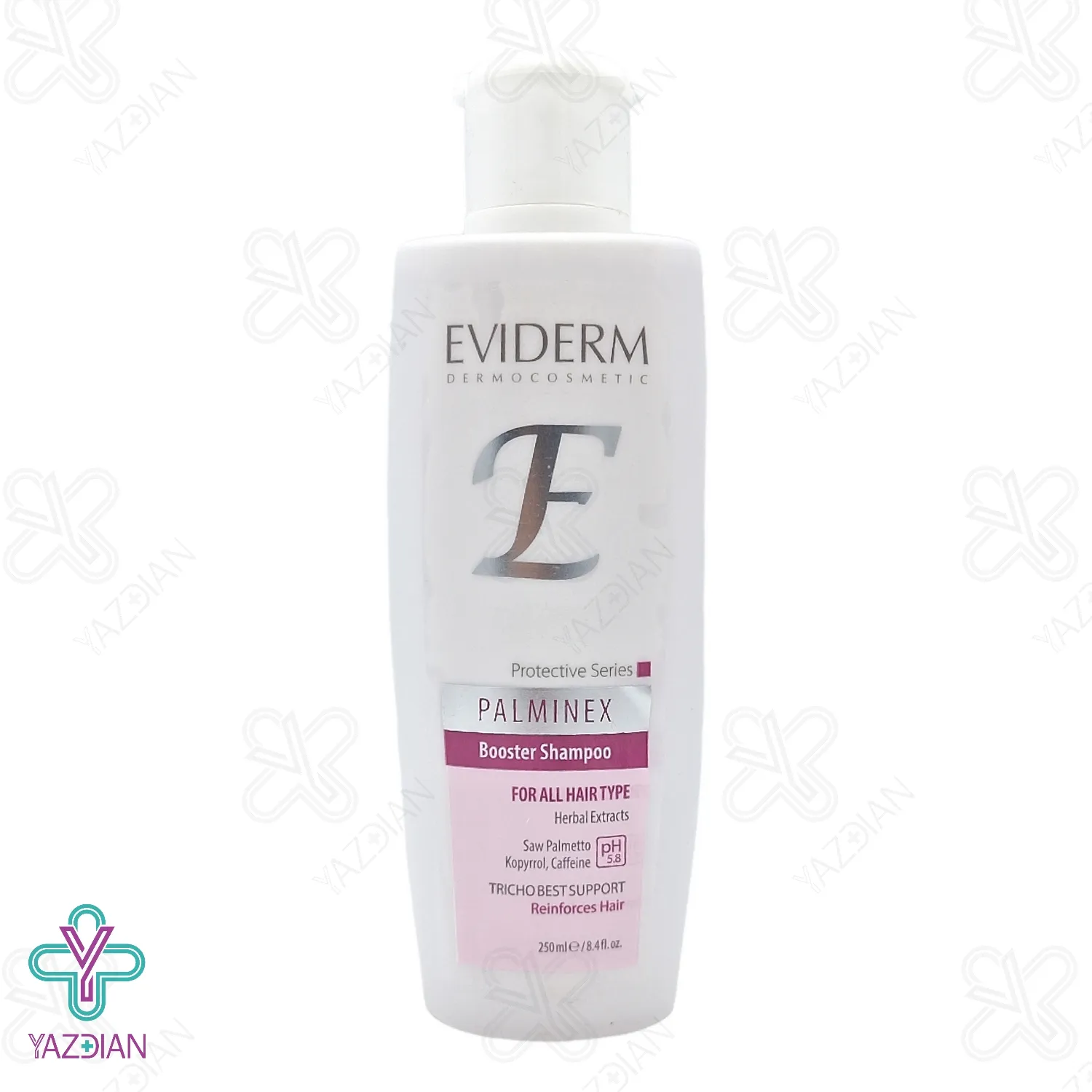 شامپو تقویت کننده و ضد ریزش پالمینکس اویدرم - 250 میلی لیتر		