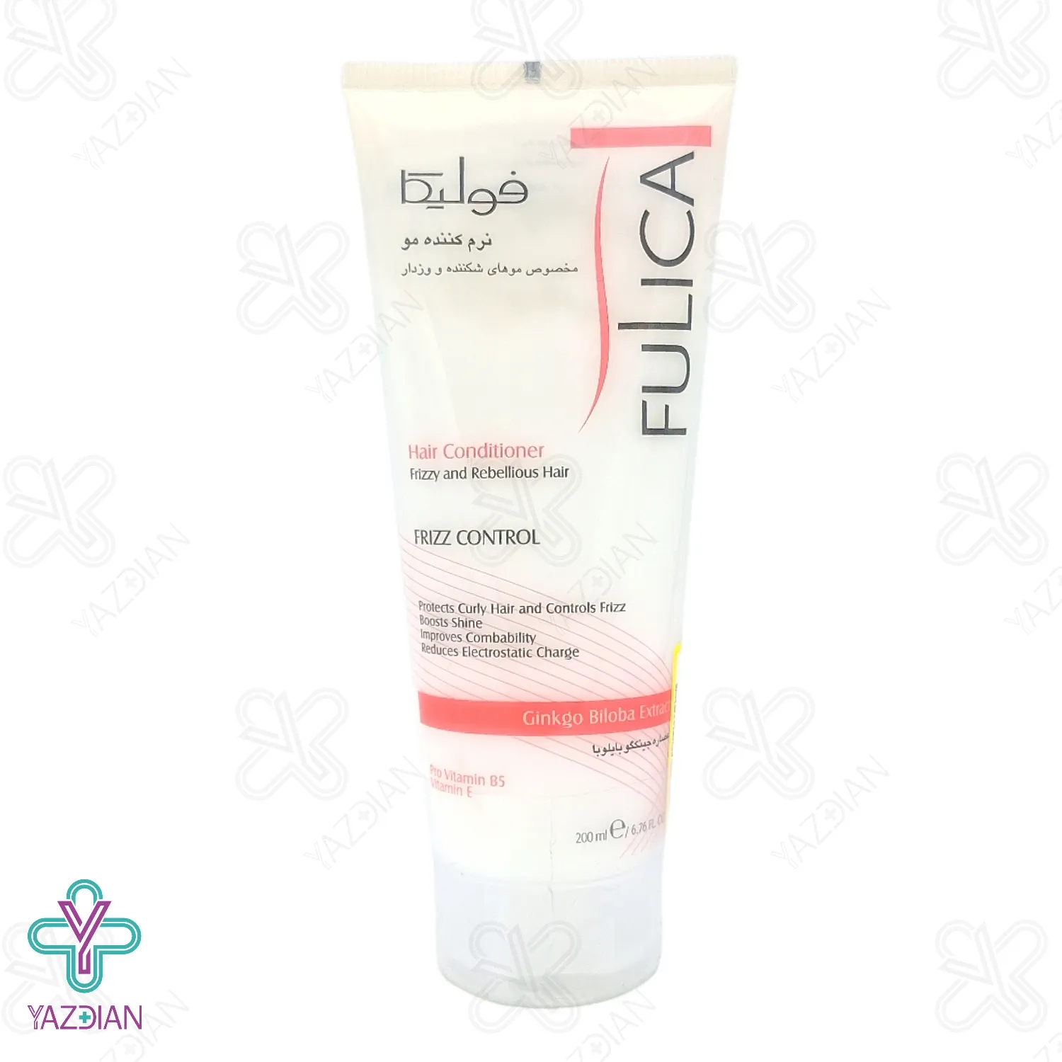 نرم کننده فولیکا مناسب موهای شکننده و وزدار - 200 میلی لیتر	