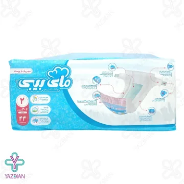 پوشک بچه مای بیبی سایز 2 بسته 44 عددی	