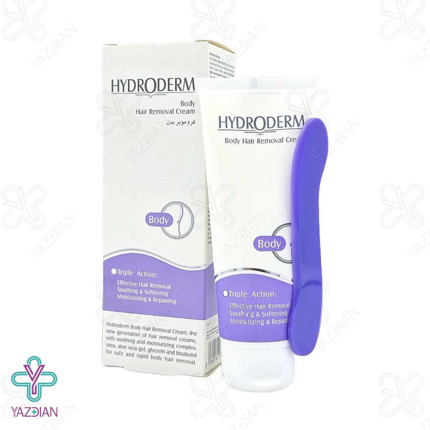 کرم موبر بدن هیدرودرم - 75 میلی لیتر	