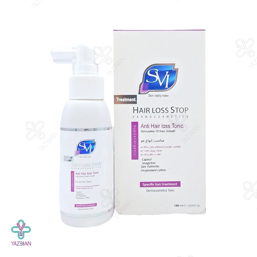 تونیک تقویت کننده و ضد ریزش مو اس وی آی - 100 میلی لیتر 