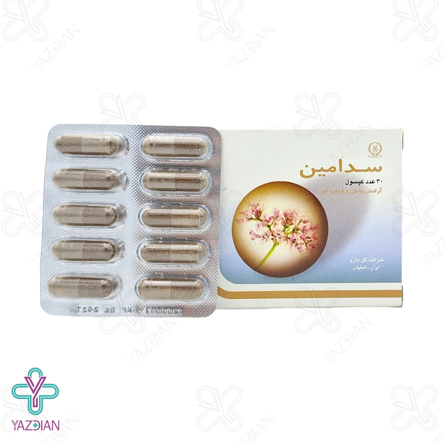 کپسول آرام بخش سدامین گل دارو - 30 عددی	