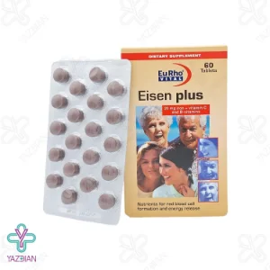 قرص آهن آیزن پلاس یوروویتال - 60 عددی	