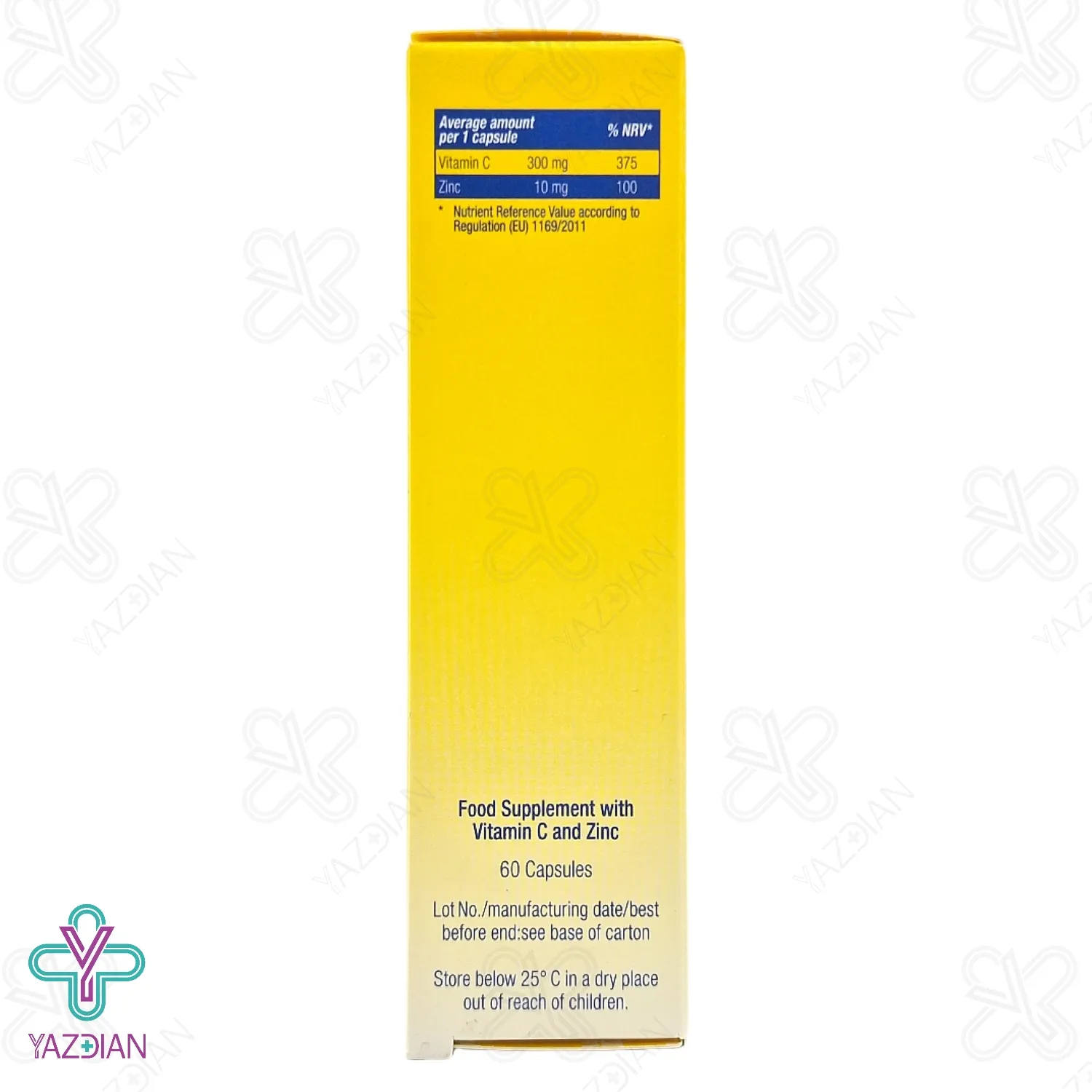 کپسول زینک 10 ویتامین ث یوروویتال - 60 عددی	